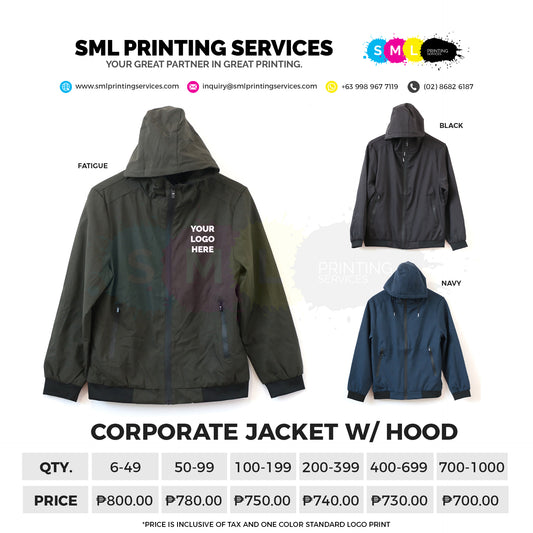 Corporate Jacket with Hood