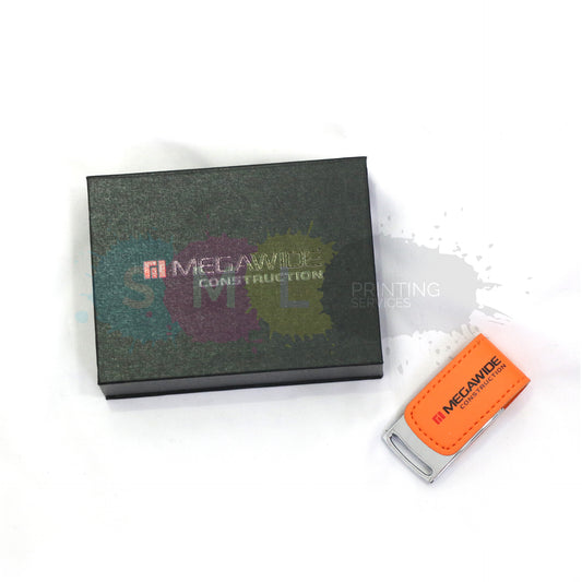 USB Flash Drive Leather with Box B