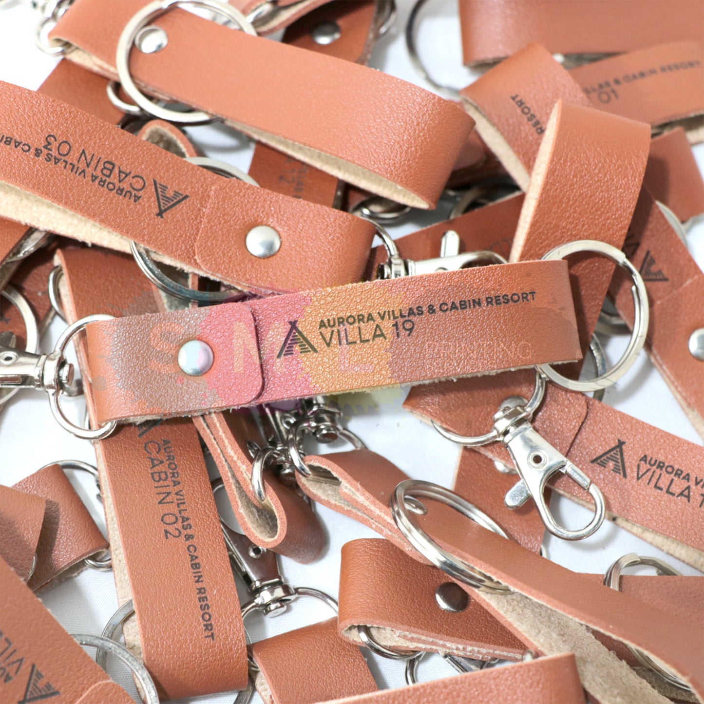 Leather Keychain A